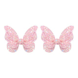 2/4/5Pcs Girls Cute Sequins Double Butterfly Hair Clip Bow Hairpins DIY Headwear Bow Decor Hairgrip Children Hair Accessories