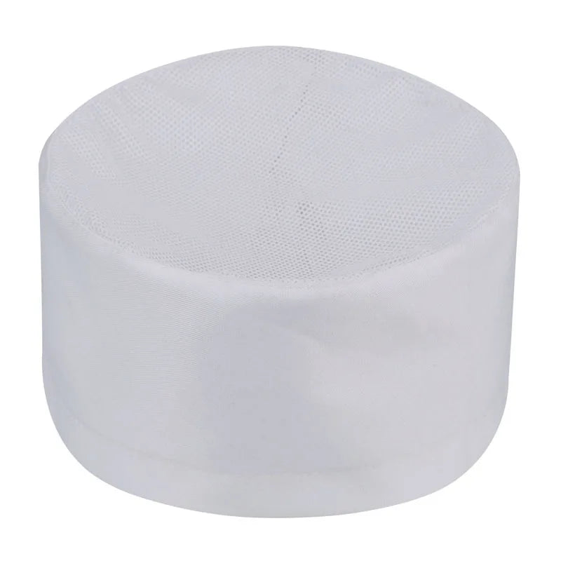 Breathable Mesh Chef Kitchen Hat Hotel Cooking Caps Men Women Chef Waiter Uniform Cap Bakery BBQ Grill Restaurant Cook Work Hat