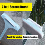 Window Mesh Screen Brush Curtain Net Wipe Cleaner Carpet Brush Dust Removal Brush Home Retractable Long Handle Cleaning Tools