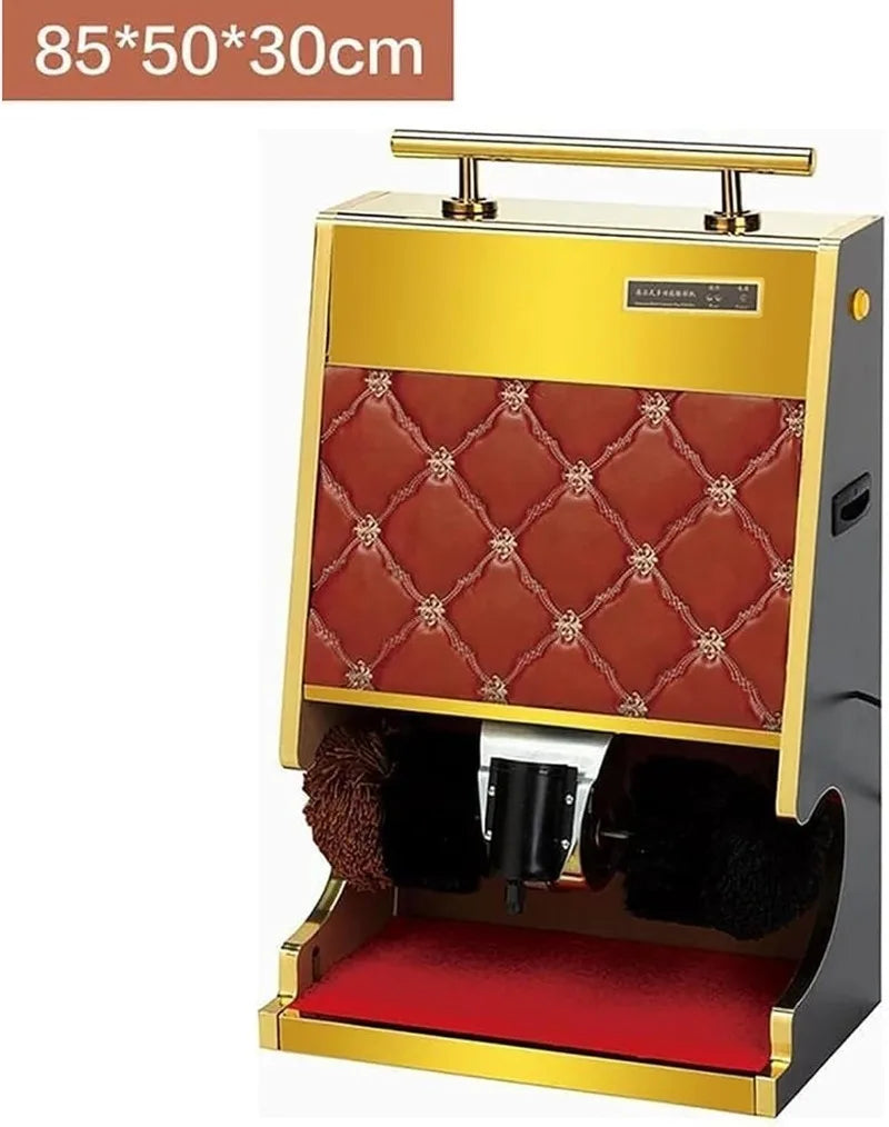 Electric Shoe Shine Polisher, Shoe Polisher Machine, Automatic Induction/Double Combination Brush/Overheating