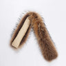 60x11cm Natural Mink Fur Collar for DIY Apparel Sewing Fluffy Trimming Fabric Coat Hood Shawl Decoration Sewing Costume Crafts