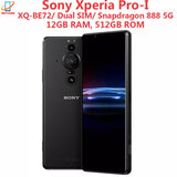 Sony Xperia Pro I Pro-I 5G Dual Sim XQ-BE72 12GB RAM 512GB ROM 6.5" OLED Global Version Snapdragon Octa Core NFC Cell Phone