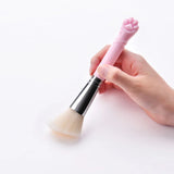 10PCS Cute Cat Claw Shape Makeup Brushes Set Foundation Kabuki Powder Contour Eyeshadow Blush Brush Cosmetic Beauty Tools