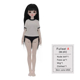 Shuga Fairy Mirai 1/5 BJD Doll Ruoguan Body long Black Hair Swimmer Girl Facial Features Of Juvenile Sense Resin Joint Doll