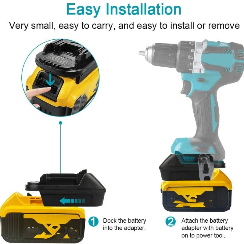 Power Tool Adapter BS18MT Converter For Bosch 18V Li-ion Battery for Makita/Milwaukee/Dewalt for Ryobi/Metabo/Worx/Devon Tool