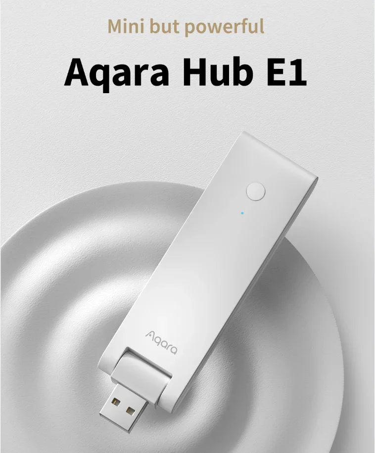 Aqara E1 Hub Zigbee 3.0 USB Smart Gateway aqara Hub Wireless Zigbee Connect Control Remote For Mijia Mi home For Apple Homekit