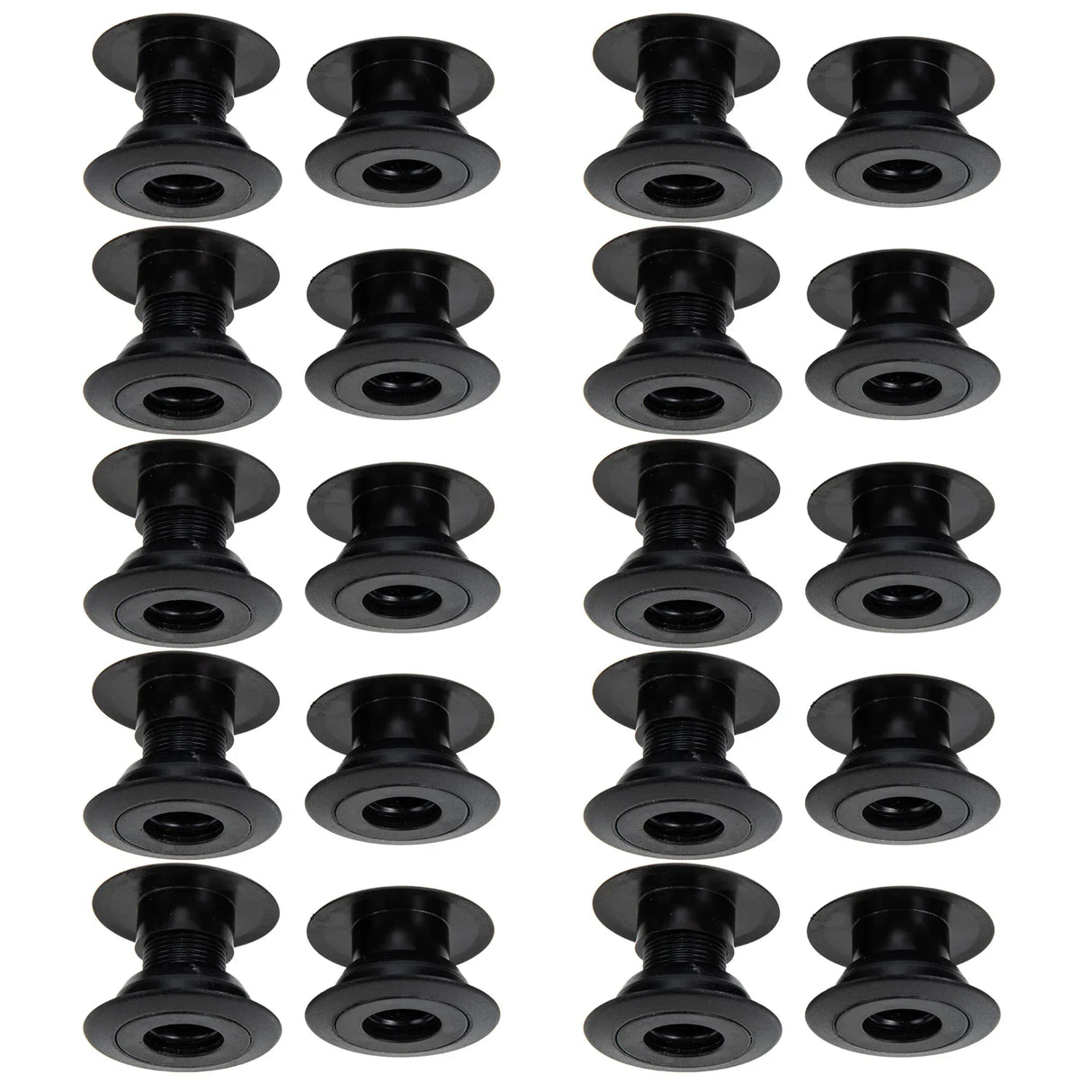 10 Pairs Foosball Accessories Universal Rod Bearings Soccer Balls Table Football Shaft Machine Bushing Bushings Plastic