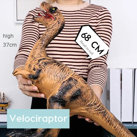 Super Big Soft Dinosaur Toys Tyrannosaurus Rex Model Brachiosaurus Jurass Puppets Shark Dinosaur Park Worlds Toy for Boys Kids