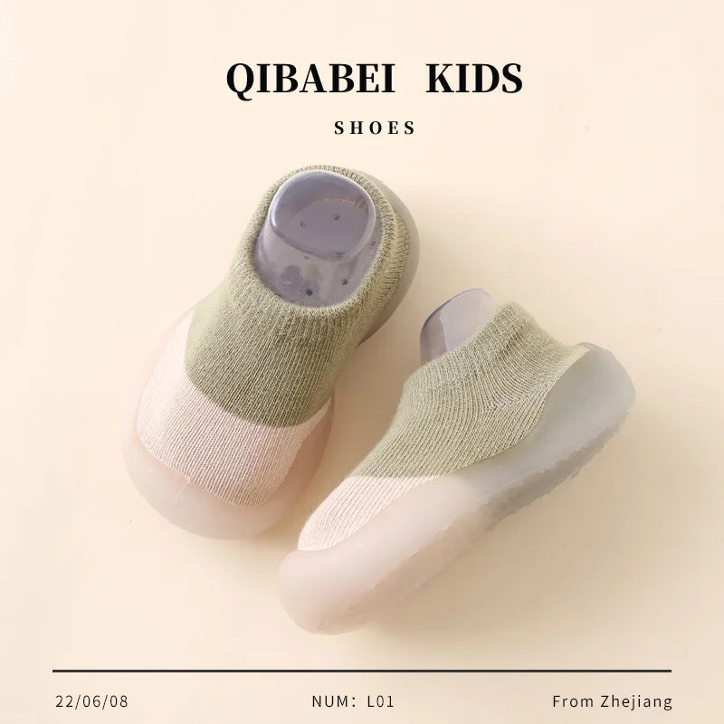 Baby Socks Shoes Infant Cute Cartoon Kids Boy Shoes Soft Rubber Sole Child Floor Sneaker BeBe Booties Toddler Girls First Walker