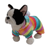 Pet Clothes Flannel Dog Costume Dog Cold Weather Coats Cat Apparel Soft Flannel Puppy Jumpsuit Clothes Pet Four Legged Pajamas