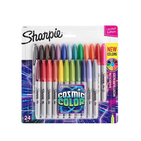 Sharpie Marker Pen Set 12/24 Colored Art Marker Eco-friendly Fine Point Permanent Oil Marker Pens Colored Office Stationery