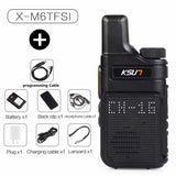 Walkie Talkie Portable Mini Communication Radio Profesional PMR 446  Talkie Walkies Two Way Radio Transceiver KSUN M6 Quality