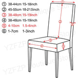 Dining chair Cover For Home Polar Fleece Fabric Chair Cover Stretch Slipcovers Seat Chair Covers Banquet Hotel Dining Room