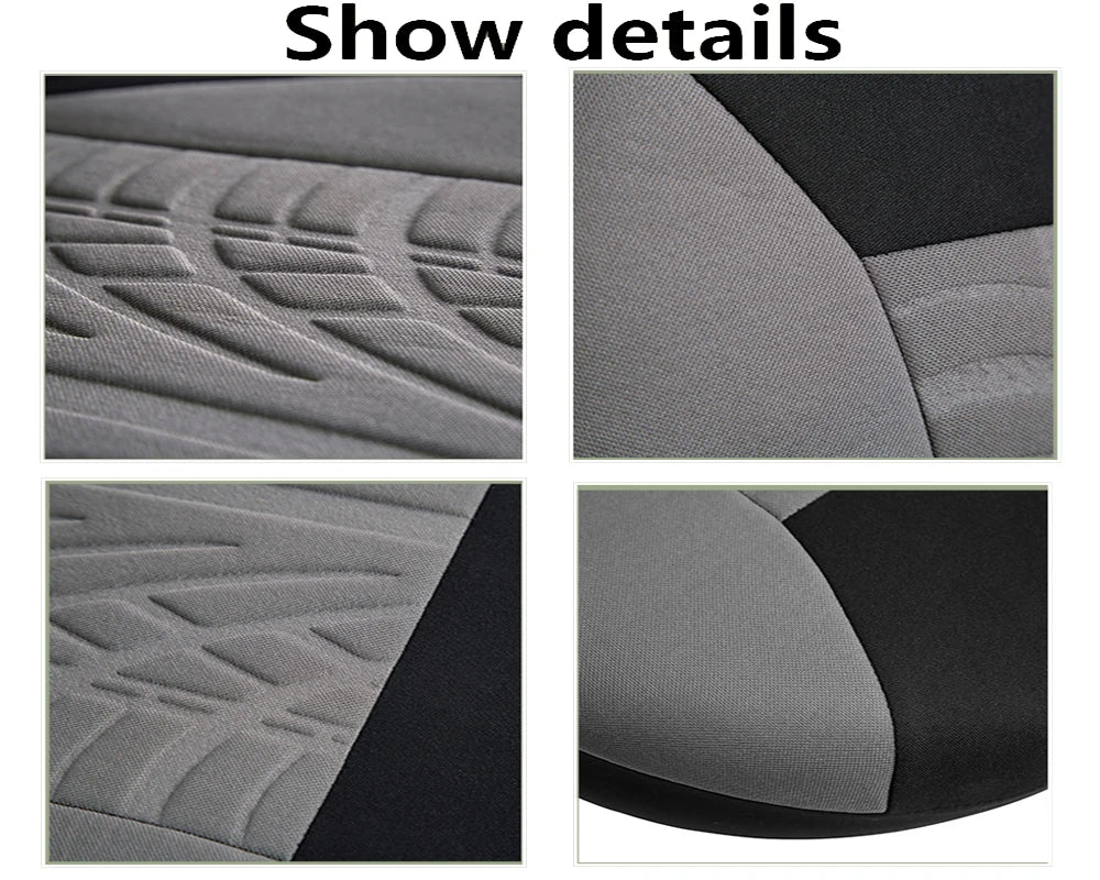 Duster Print Seat Cover Universal Fashion Track Embossed Shape Full Set of Car Interior Accessories Car Car Seat Cover