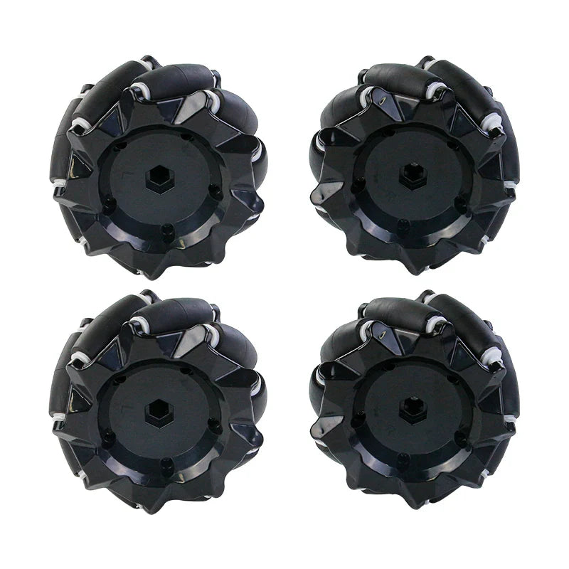 High Quality 65mm 85mm Rubber Tire 65mm 85mm 97mm Mecanum Wheel And 6mm 3mm Hexagonal Coupling for Arduino DIY Smart Car