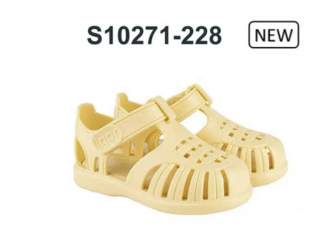 Summer Designer Kids Sandals New Boys Girls Solid Color Casual Baotou Roman Sandals Velcro Beach Children Shoes Gladiator