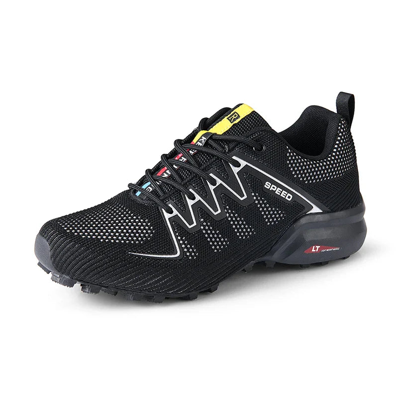 New Hiking Shoes for Men Wear-resistant Outdoor Men's Travel Sports Shoes Lace-Up Jogging Training Climbing Trekking Sneakers