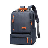 JBTP Casual Business Men Computer Backpack Light 15 inch Laptop Bag Waterproof Oxford cloth Lady Anti-theft Travel Backpack Gray