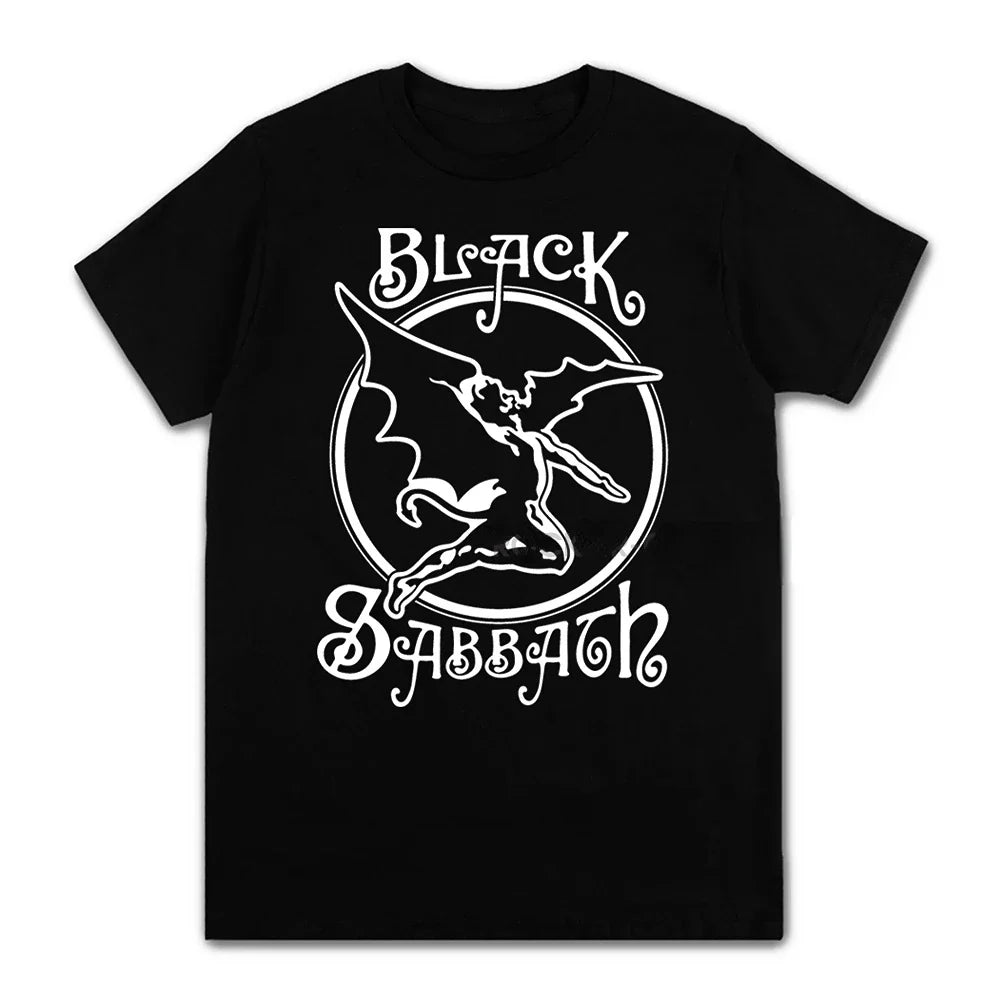 Black Metal Rock Band T shirt Men Women Fashion Casual Graphic Short Sleeve Short Sleeve Plus Size T Shirt  Unisex