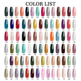 PHOENIXY Gel Nail Polish Set with 36W Nail Lamp Semi Permanent UV Gel Varnish Base Top Coat Complete Nail Art Gel Polish Kit