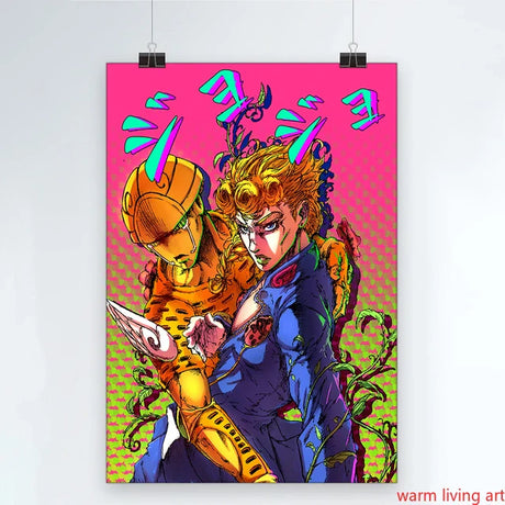 JoJo's Bizarre Adventure Poster Picture Japanese Anime Characters Canvas Painting Wall Art Living Room Boy Bedroom Decoration