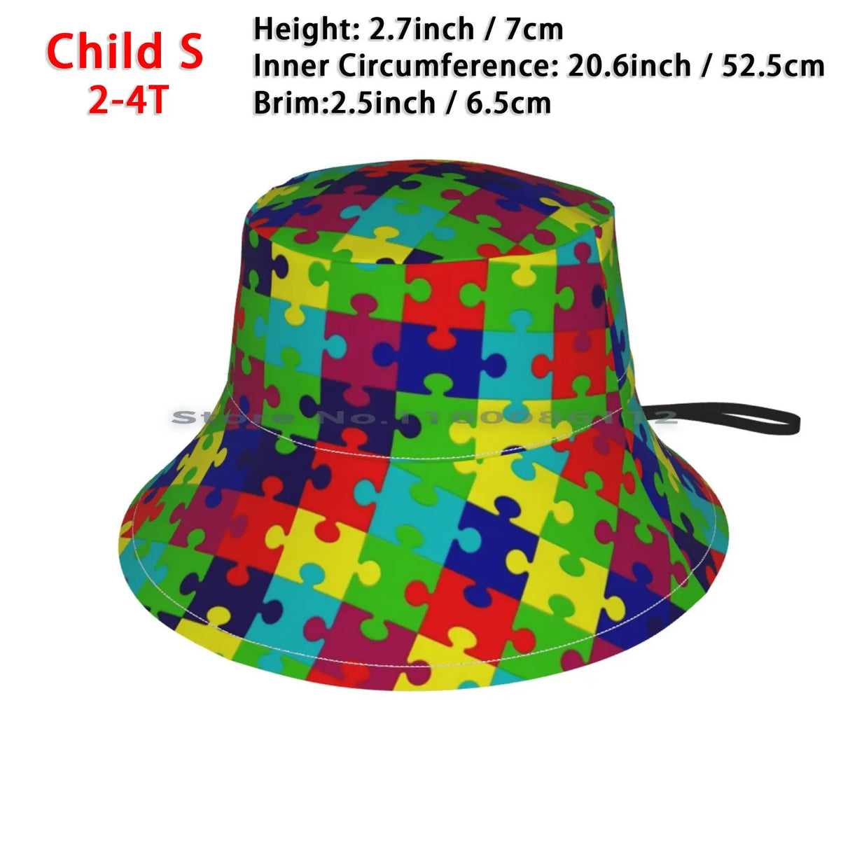 Autism Awareness Beanies Knit Hat Puzzled Game Brain Teaser Colorful Red Blue Yellow Green Fun Primary Children Teacher Parents