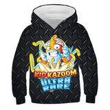 Kids Super Zings Hoodie Boys Girls Cartoon Kazoom Pullover Kids Superzings Hoodie Harajuku Streetwear Fall Winter