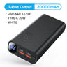 QOOVI Power Bank 20000mAh Portable PD 20W Fast Charging Poverbank Mobile Phone External Battery Powerbank For iPhone 13 Xiaomi