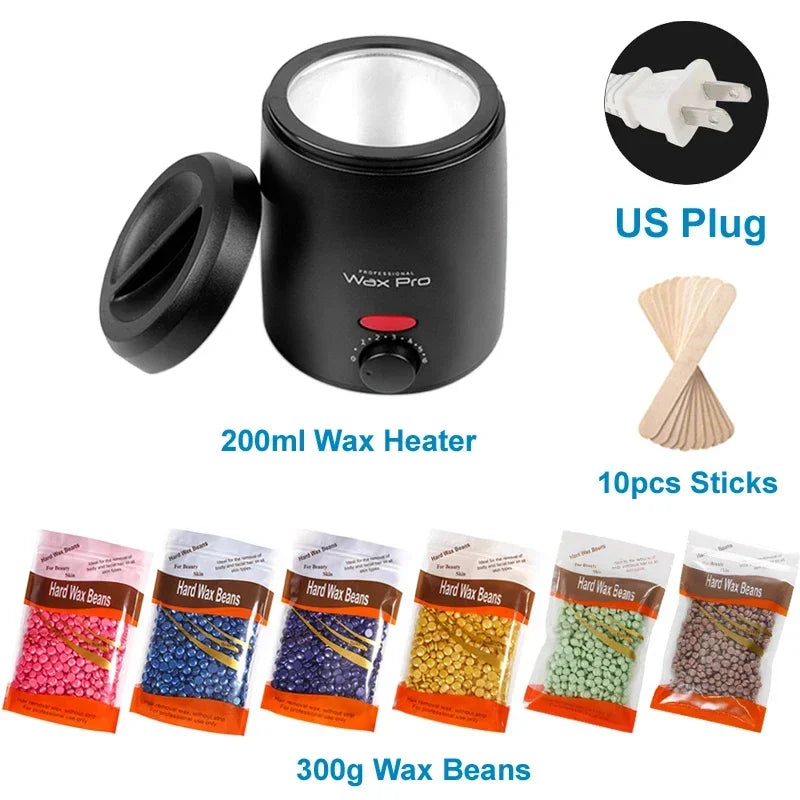 Waxing Machine for Hair Removal Hair Removal Wax Melting Machine 200ml Wax Heater Depilation Paraffin Warmer Waxing Dipping Pot