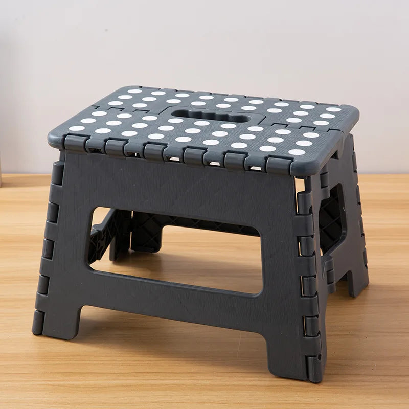 Folding Stool Thickened Plastic Folding Stool Lightweight handheld portable small stool Household adult children outdoor mat