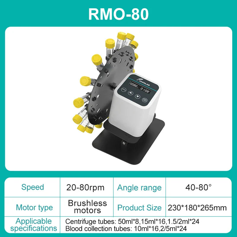 JOANLAB Long Axis Rotary Mixer Laboratory Equipment Blood Mixer Shaker Lab Disc Tilting Mixer For Blood Tube And Centrifuge Tube