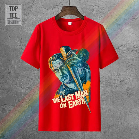 The Last Man On Earth Vincent Price T-Shirt Men T Shirt Men New Arrival Short T-Shirt Cool T-Shirts Plain T Shirt Vintage Tshirt