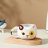 Creative Cat Shaped Mug Cups of Coffee Cup to Go Personalized Gifts Cute and Different Cups Ceramics & Pottery Original Mugs Bar