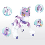 KaKBeir Creative Remote Control RC Horse Unicorn Robot Cute animal Intelligent Induction Electric Model Pet robotics Kids toys