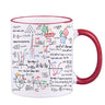 Math Teacher Mugs School Students Cups Mathematics Parabolic Formulas Drinkware Geek Nerd Tea Coffee Mugen Coffeeware Teaware