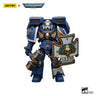 JOYTOY Warhammer 40k 1/18 Action Figures Anime Ultramarines Vanguard  Veteran with Thunder Hammer Storm Shield  Figure Toys