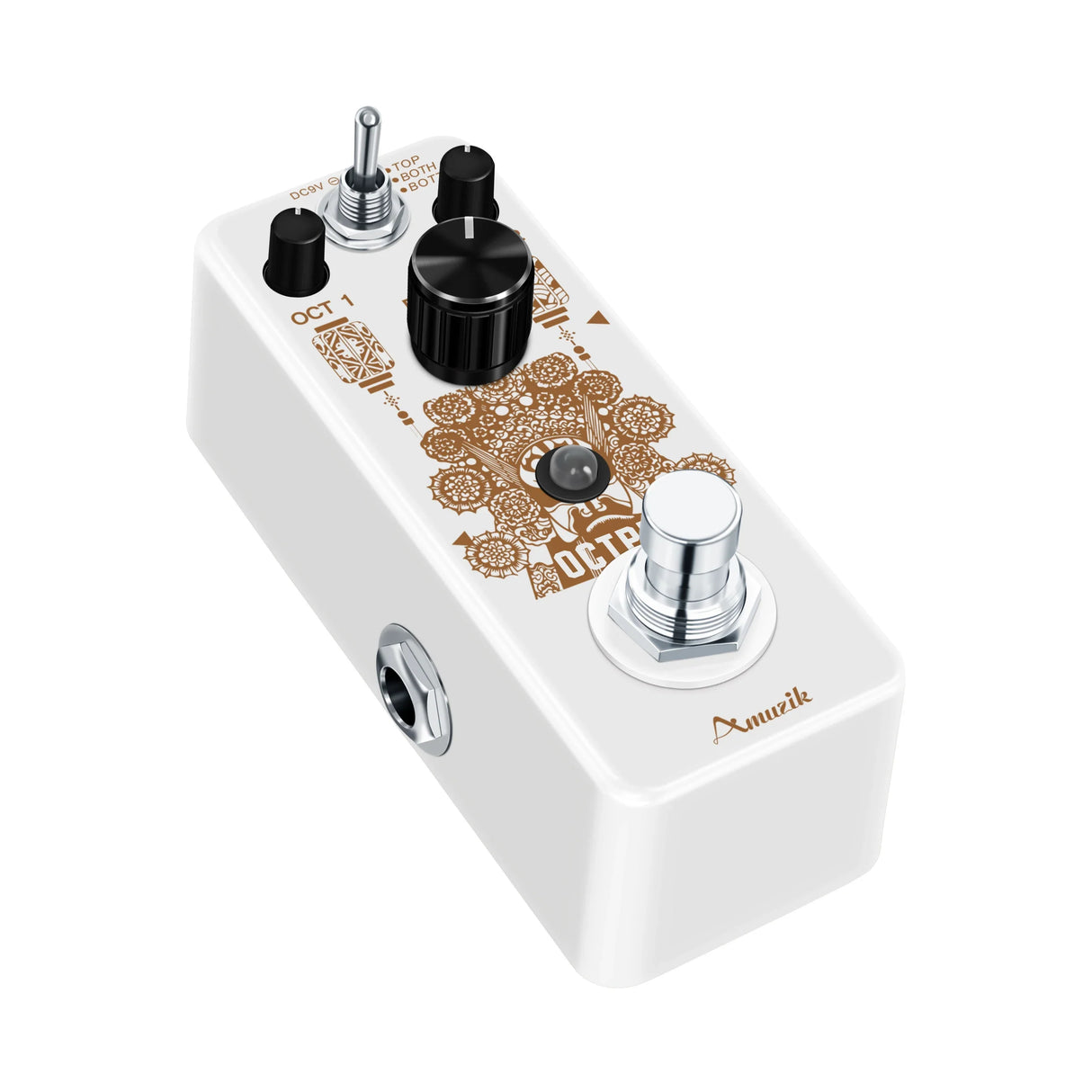 AmuzikLEF-3806 Pure Octpus Guitar Pedal Electric Guitars Digital Octave Pedals 11 Different Octaves Modes Precise Polyphonic Oct