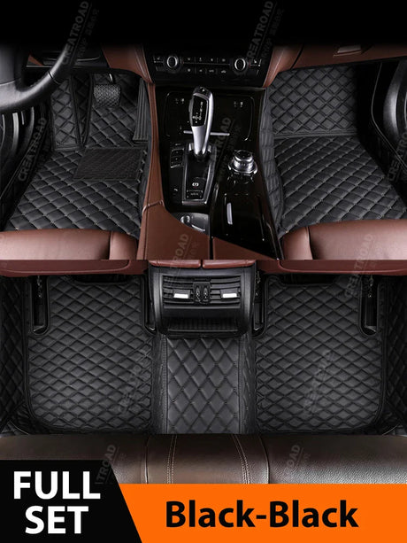 Car Floor Mats For Volkswagen VW Tiguan 2007-2022 MK1 MK2 2.0TSI  280TSI  330TSI 380TSI Custom Auto Carpet interior accessories