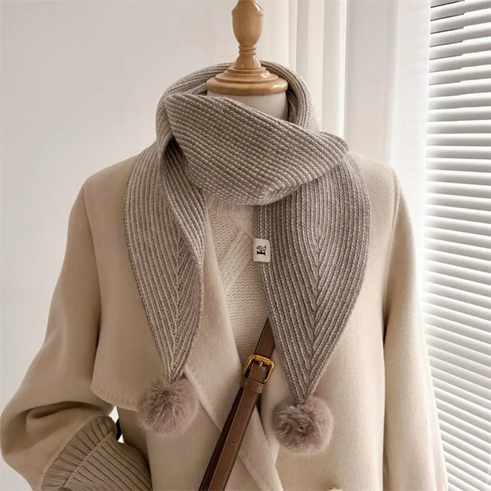 Winter Warm Neck Tie New Women Fashion Cashmere Scarf Plaid Long Foulard Small Skinny Neckerchief