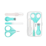 4pcs Baby Health Kits Nail Care Set for Kids Nail Clipper Scissors Nail Clippers Storage Box for Travel