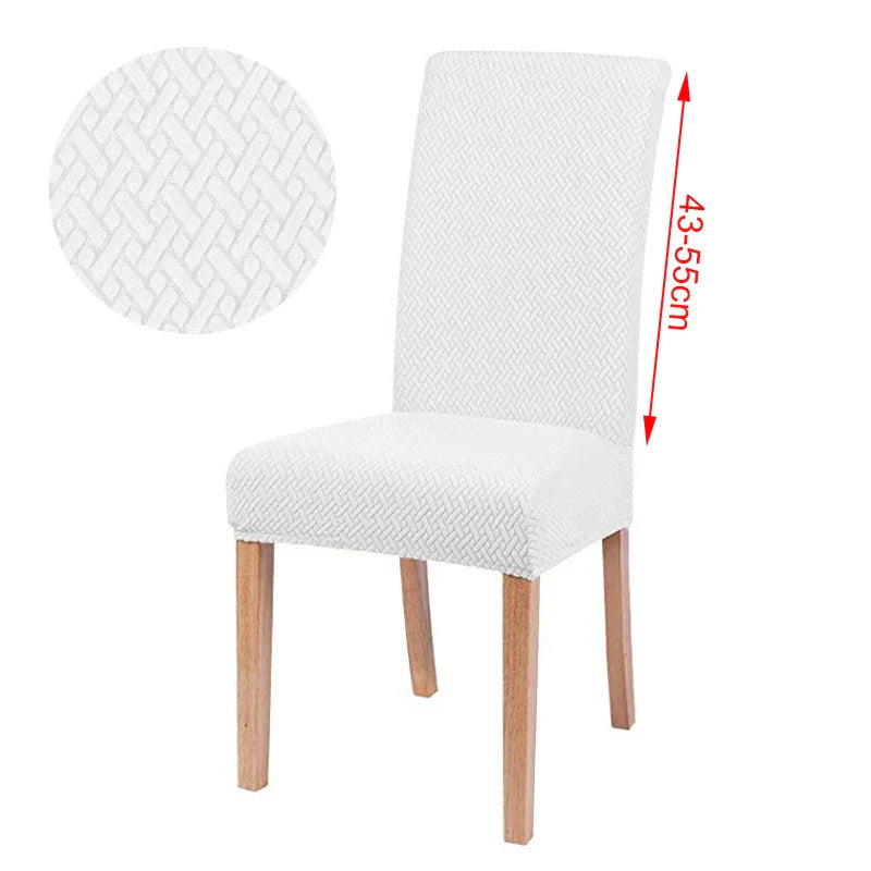 Dining chair Cover For Home Polar Fleece Fabric Chair Cover Stretch Slipcovers Seat Chair Covers Banquet Hotel Dining Room