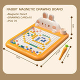 WLtoys 28CM/36CM Magnetic Drawing Board for Kids, Large Graffiti Board with Magnetic Beads and Pen, Cute Crab Toy Gift