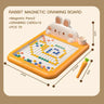 WLtoys 28CM/36CM Magnetic Drawing Board for Kids, Large Graffiti Board with Magnetic Beads and Pen, Cute Crab Toy Gift