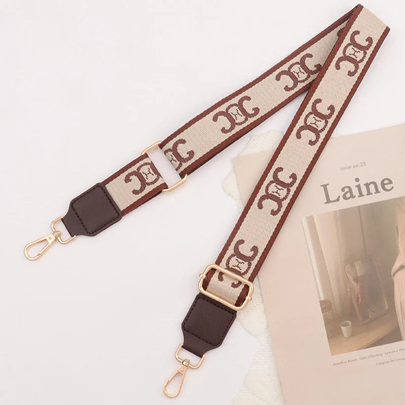 Adjustable Bag Strap Woman Purse Straps for Crossbody Messenger Shoulder Bag Accessories Nylon Embroidered Belts Straps Sangle