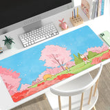 Mouse Pad Gamer Cute Anime XL HD Large Custom Mousepad XXL keyboard pad Non-Slip Carpet Soft Office Accessories Mice Pad