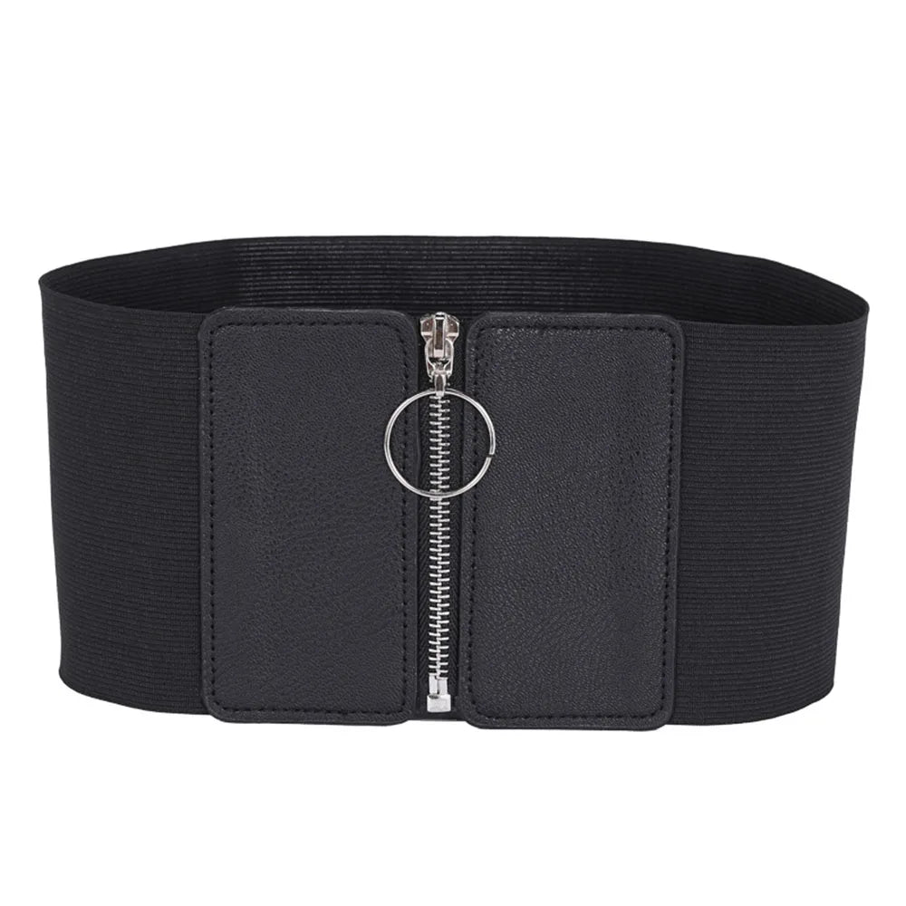 Women Super Wide Belt High Quality Waist Strap For Dress Plus Size Corset Belts Stretch Cummerbunds Elastic Waist Belt Waistband