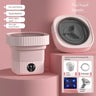 9L Tourist Portable Mini Washing Machine with Dryer Basket for Clothes Home Travel Sock Underwear Laundry Small Washer 110V 220V