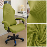 4Pcs/set Corn Velvet Office Gaming Chair Covers Home Stretch Spandex Computer Rotating Lift Armchair Seat Covers Dust-proof