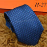 2024 new H Family 100% Silk Tie Creative Stripe Gift for Work Wedding 8cm Suit Accessories necktie  bowties  collared shirt