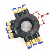 Car Grilled tire machine accessories Car Repair Tools Tire Changer Rotary Valve air Guide Valve Distribution Valve 50MM